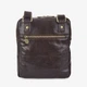 Сумка чоловіча шкіряна крос-боді середня InBag Сrossbody m01851 Коричневий - зображення 3
