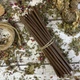 Коричневі воскові свічки 20 см (50шт) - изображение 1