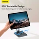Держатель для телефонов и планшетов Baseus B10431801811-00 Desktop Biaxial Foldable Metal Stand (for Tablets) grey - изображение 15