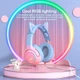 Игровые наушники ONIKUMA Gaming CAT Gradient with RGB K9 |7.1| pink&blue - изображение 4