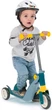 Hulajnoga dziecięca Smoby Toys trójkołowa 2w1 Szara (7600750612) - obraz 7