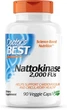 Наттокиназа, Doctor's Best Nattokinase, 2000 FU, 90 капсул - изображение 1