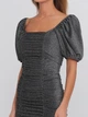 Платье вечернее короткое летнее женское H&M Divided 0921447 XS Серое (7000000000879) - изображение 5