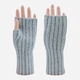 Митенки женские вязаные Malisa Мира ML8451 One Size Светло-серые - изображение 2