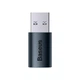 Адаптер перехідник USB на Type-C швидкісний USB 3.1 Gen1 Baseus Ingenuity Series Mini OTG. Blue - зображення 2