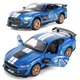 Машинка Ford Mustang GT-500 игрушка моделька металлическая коллекционная 15 см Синий (4635528) - изображение 1