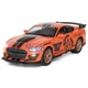 Машинка Ford Mustang GT-500 игрушка моделька металлическая коллекционная 15 см Оранжевый (9988474) - изображение 2