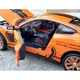 Машинка Ford Mustang GT-500 игрушка моделька металлическая коллекционная 15 см Оранжевый (9988474) - изображение 7