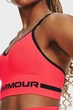 Жіночий спортивний кораловий топ UA Seamless Low Long Bra Under Armour XS 1357719-629 - зображення 8