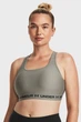 Жіночий спортивний сірий топ Crossback Mid Bra Under Armour S 1361034-504 - зображення 5