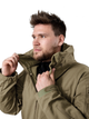 Тактическая демисезонная куртка Eagle Soft Shell JA-23 на флисе Green Olive XL - изображение 7