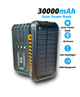 УМБ із сонячною панеллю VHG DN56 30000 mAh QC3.0+PD18W Portable Solar Charger Wireless, Orange - изображение 1