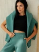 Брюки спортивные женские теплые на флисе на резинке с манжетами Seventeen L-XL Оливковые 2093-2.5432 - изображение 8