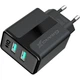 Зарядний пристрій Grand-X 5V 2,1A Black + cable USB-Lightning (CH15LTB) - зображення 4