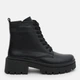 Женские демисезонные ботинки кожаные высокие PARADIZE SHOES B-1027 36 23.5 см Черные (ROZ6400177549) - изображение 1