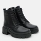 Женские демисезонные ботинки кожаные высокие PARADIZE SHOES B-1027 36 23.5 см Черные (ROZ6400177549) - изображение 2