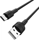 Кабель Borofone BX30 Silicone Type-C USB 3 A 1 м Black (BX30CB) - изображение 1