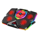 Підставка для ноутбука з охолодженням VHG K44 з RGB-підсвічуванням Laptop Cooling Pad, Red - изображение 1