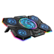 Підставка для ноутбука з охолодженням VHG F13 з RGB-підсвічуванням Laptop Cooling Pad, Blue - изображение 2