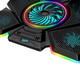 Підставка для ноутбука з охолодженням VHG F13 з RGB-підсвічуванням Laptop Cooling Pad, Blue - изображение 3