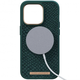 Чехол накладка Njord Salmon Leather MagSafe Case Green для iPhone 14 Pro Max (NA44SL02) - изображение 4