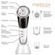 Микротоковый RF лифтинг-массажёр для лица MEDICA+ Skin Lifting 7.0 White Япония (EMS+LED) - изображение 2