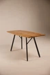 Обідній стіл з дубу з епоксидною смолою Oval oak 73х157х78см - изображение 1