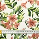Ткань сатин Fendi V-5/1 Лілія білий, Квітковий - изображение 3