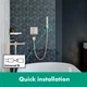 Шланг для душа HANSGROHE Isiflex 1250мм силиконовый бронза 28272140 - изображение 3
