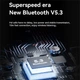 Безпровідна Bluetooth колонка Sanag M30S PRO Портативний музичний динамік з RGB підсвічуванням Чорний - зображення 3