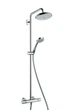 Душевая система с термостатом HANSGROHE Croma 220 Showerpipe с верхним душем латунь хром 27185000 - изображение 1