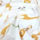 Набор пеленок Cosas AFRICA ZOO Бязь 80x100 см 2 шт (4822052055434) - изображение 5