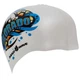 Шапочка для плавания силиконовая для взрослых Mad Swim Colorado 055838 White-Multicolor - изображение 2