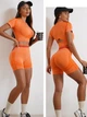 Спортивный женский кроп-топ Madison M, Оранжевый - изображение 4