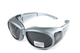 Окуляри захисні з ущільнювачем Global Vision Outfitter Metallic (gray) Anti-Fog, чорні в сірій оправі - зображення 1