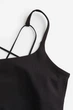 Спортивный топ H&M S черный 31081131730 - изображение 6