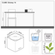 Вазон Lechuza Cube Glossy 14 белый 1.5 л - изображение 4