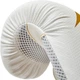 Боксерские перчатки Reebok Boxing Gloves (RSCB-11117GD) White/Gold 14 унций - изображение 5