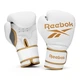Боксерские перчатки Reebok Retail Boxing Gloves (RSCB-12010GD) White/Gold 14 унций - изображение 1