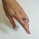 Серебряное кольцо с александритом 8.425ct, вес изделия 4,53 гр (2144908) - изображение 3