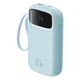 Power Bank Baseus Qpow 2 Dual-Cable Digital Display Fast Charge 22.5W на 20000mAh (P10055002313-00) Galaxy Blue - изображение 1