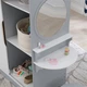 Шкаф детский + стул KidKraft Белый/Серый - изображение 14