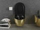 Подвесной унитаз MEXEN LENA GOLD BLACK MATT - изображение 4