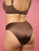 Трусики слип Brabrabra 1(XS) Темно-коричневый (87612) - изображение 2