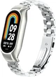Металлический ремешок Shark для Mi Smart Band 8 Silver (33572-59) - изображение 1