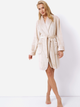 Szlafrok Aruelle Eva bathrobe L Kremowy (5904541439730) - obraz 1