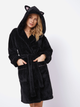 Szlafrok Aruelle Dionella bathrobe M Czarny (5905616140698) - obraz 3