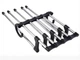 Многоярусная вешалка-органайзер для брюк Hanglite 5-in-1 Trouser Hanger металлическая на 5 ярусов Черный - изображение 4
