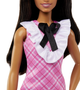 Кукла Barbie "Модница" в розовом платье с жабо (HJT06) - изображение 5