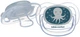 Пустышка силиконовая Bebe Confort Physio Air Dummy Phospho 0-6 месяцев 2 шт Bblue Octopus (3104201940) - изображение 2